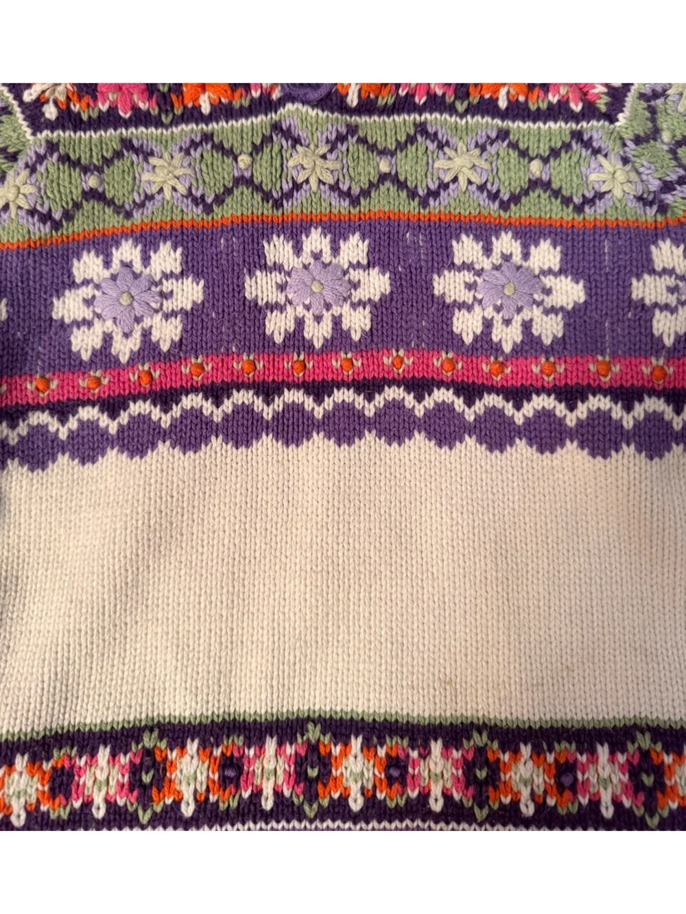 Fair Isle Mock-Neck Sweater